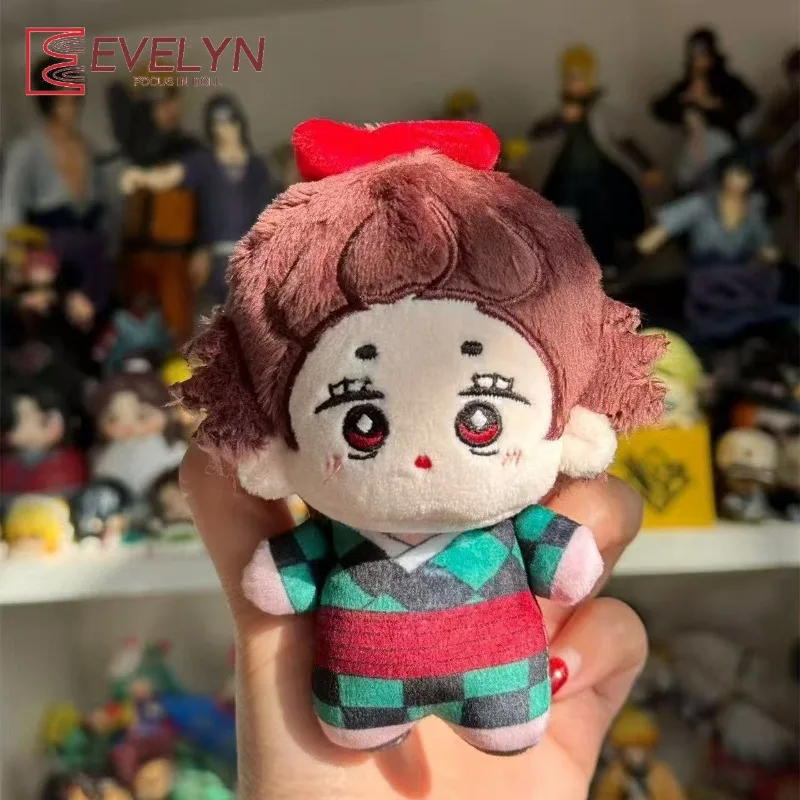 Evelyn 10CM Neue Plüsch Anhänger Baumwolle Puppe Stofftier Kawaii Puppe Anime Schlüsselbund Zubehör