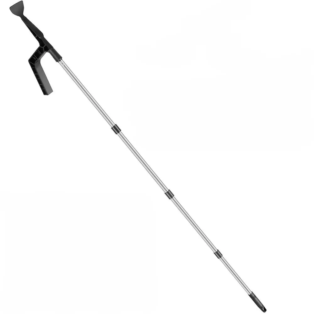 Extendable Gutter Cleaner Splicing Pole Durable Plastic Head Portable Gutter Cleaning Brush Anti-rust Telescopic