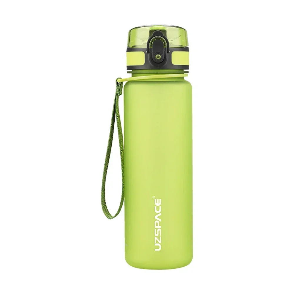 NONE Hochwertige Wasserflasche, 500 ml, 1000 ml, BPA-frei, auslaufsicher, tragbar, für Erwachsene, Kinder, Sport, Fitnessstudio, umweltfreundliche Getränkeflaschen 5