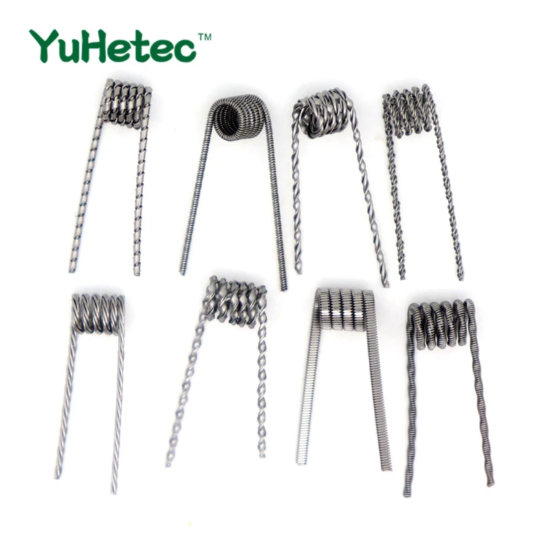 ขดลวดสายยูเอสบีไทเกอร์8 in 1คอยล์ที่สร้างไว้ล่วงหน้าขดลวดปีศาจ SS316มนุษย์ต่างดาวหลอมรวมกับ V1.5ห่วง rdamachine DIY