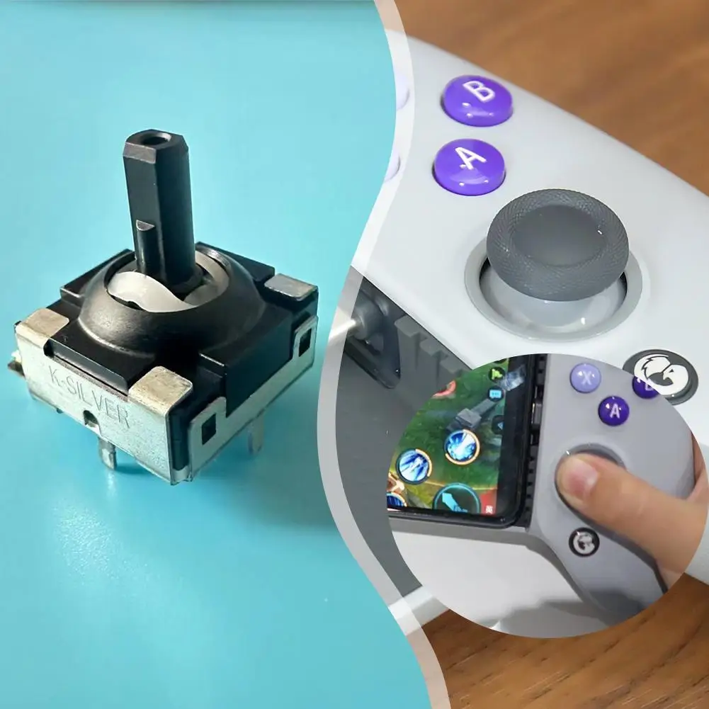 Módulo Joystick de Efeito Hall para Switch Pro, Hall Rocker, Punho Eletromagnético para Jogos, Polegar, 2 Pcs, 4Pcs