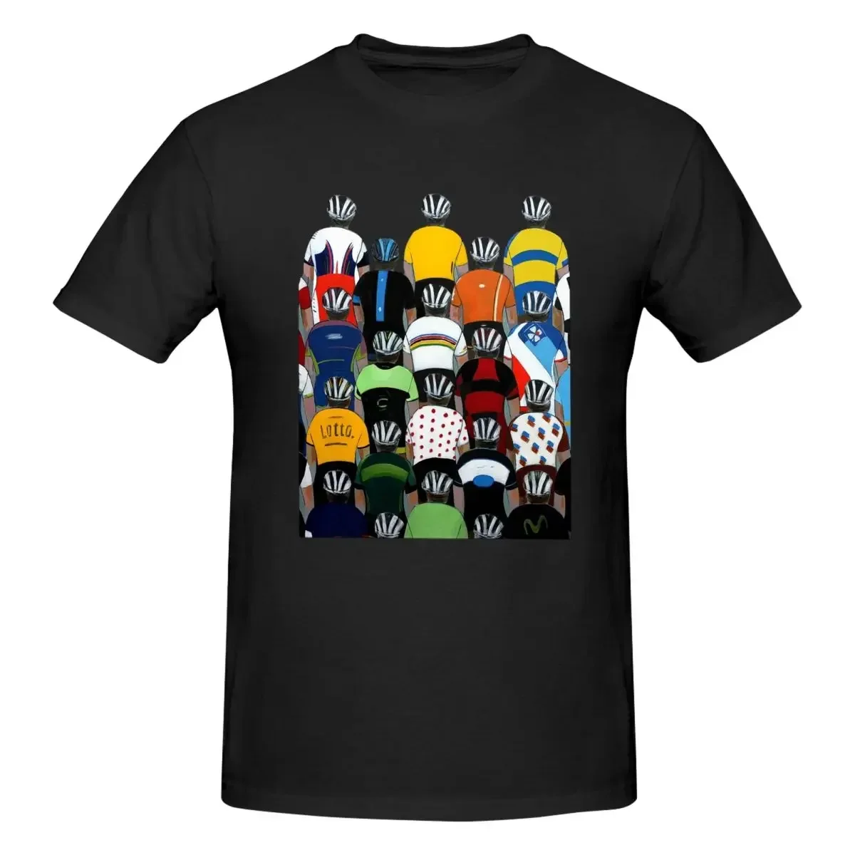 Camisa Maillots, Camiseta 100% algodón, camisetas Unisex de gran tamaño, camisetas de manga corta con cuello redondo para hombre, S-6XL