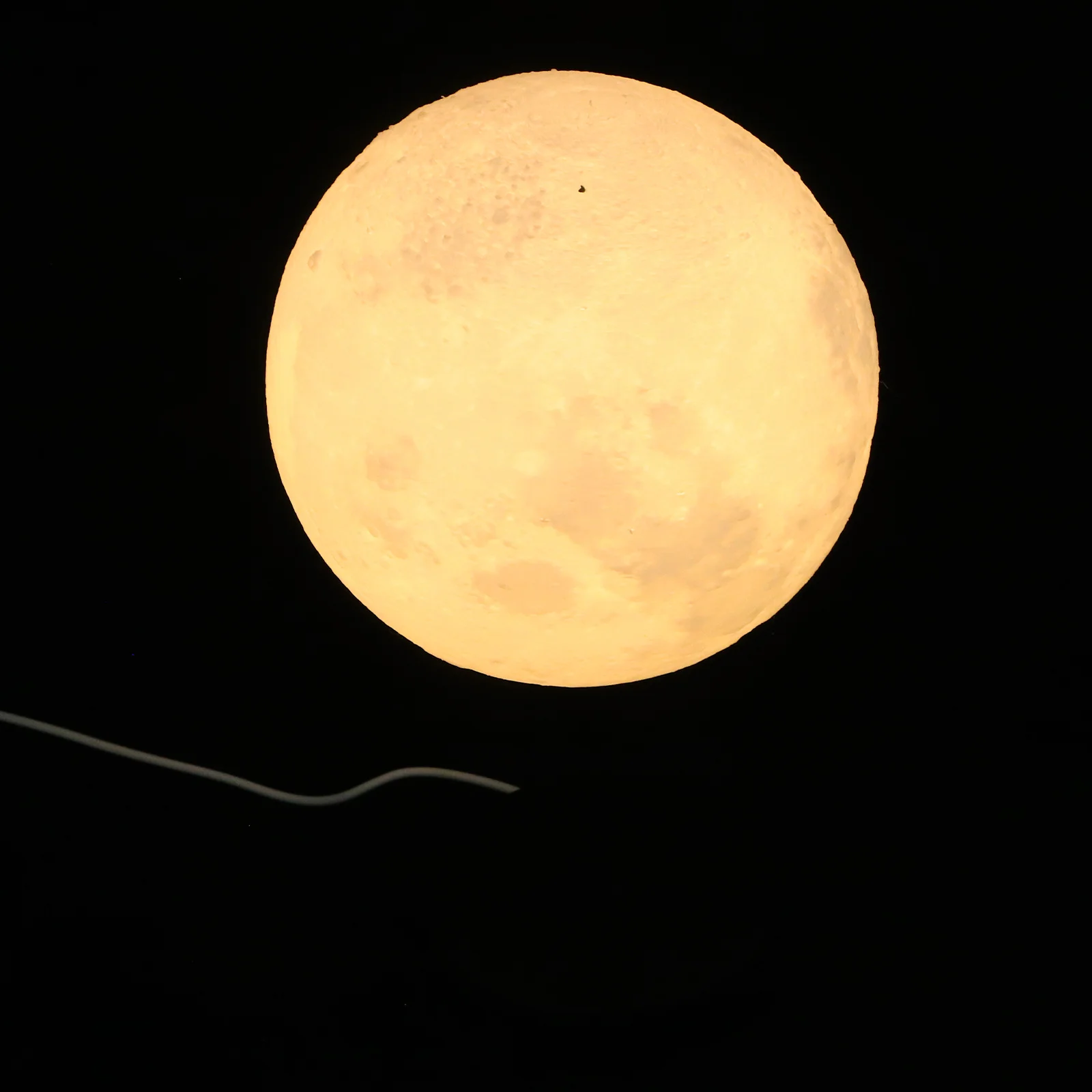 مصباح ليلي على شكل قمر ثلاثي الأبعاد، ضوء ليلي بجانب السرير، ضوء دافئ ناعم، مصباح إبداعي مزخرف لغرفة النوم، ضوء ليلي