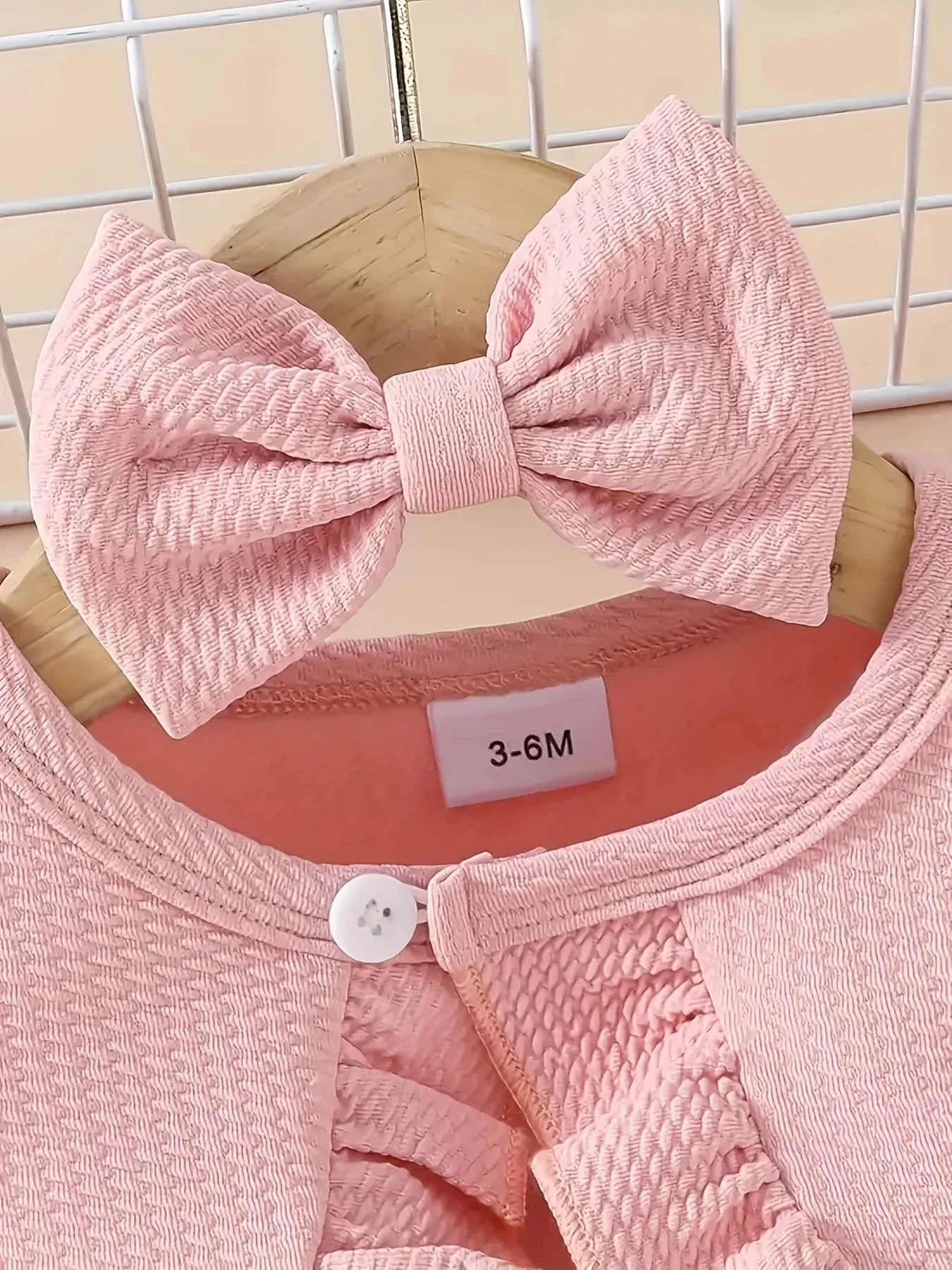 فستان شاش شبكي على شكل زهرة صيفية للأميرة الصغيرة، مجموعة شعر على شكل فيونكة، معطف صوفية صغير مكون من ثلاث قطع