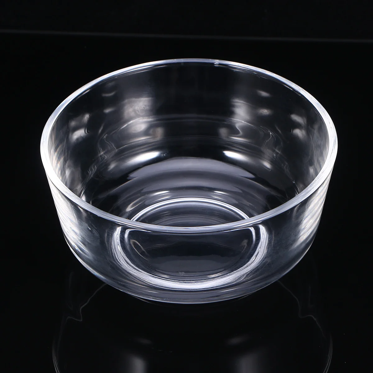 

1Pcs Heat Resistant Glass Salad Bowl Clear for Fruit Dessert Snacks Serving Suitable for Weddings Events Salad Bowl