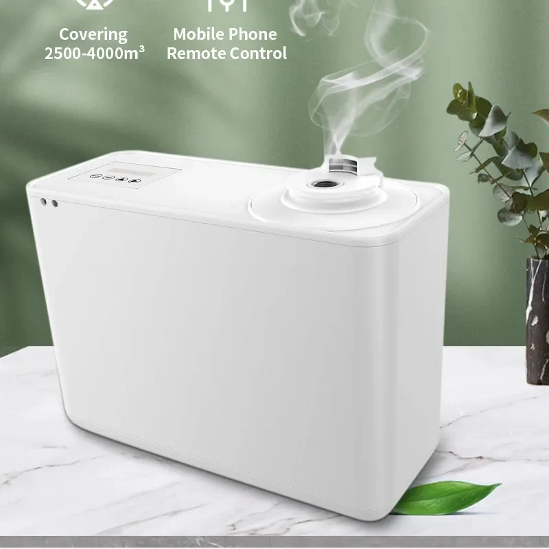 4000m³ Electric Aroma Diffuser Perfume Essential Oils Flavoring Air Freshener Capacity 800ML HVAC Room Fragrance  Smell for Home