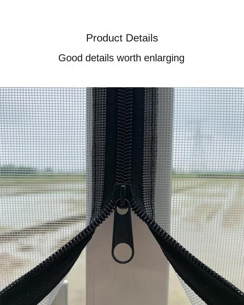 Special screen window mesh zipper double-sided adhesive self-adhesive mosquito screen mosquito net curtain home free punching