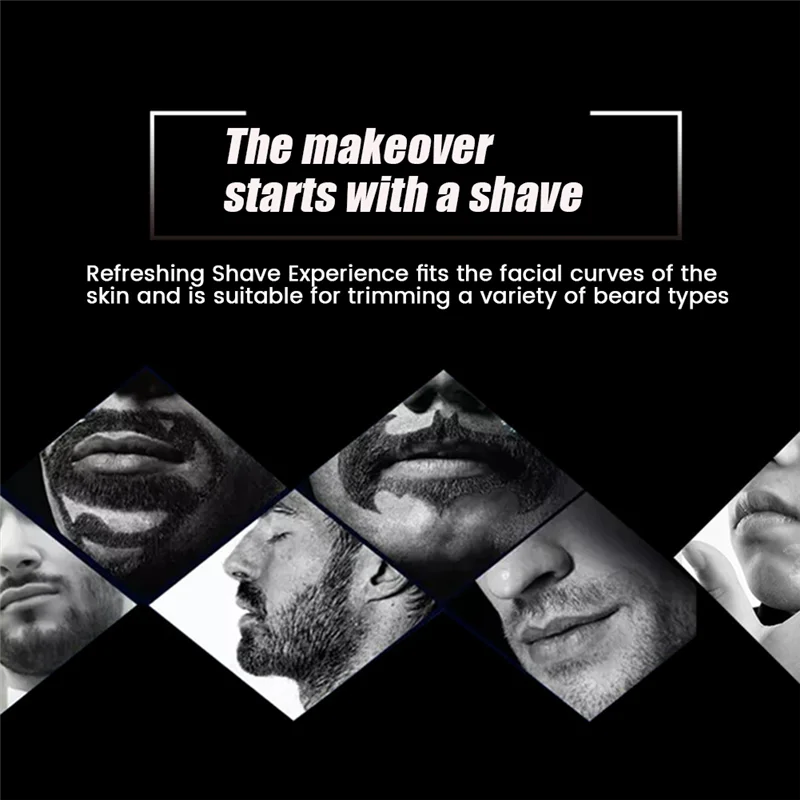 

Мужская прямая бритва для мужчин, регулируемая закрывающаяся бритва, классические лезвия для бритья с двойным лезвием, набор для бритья-Y48A