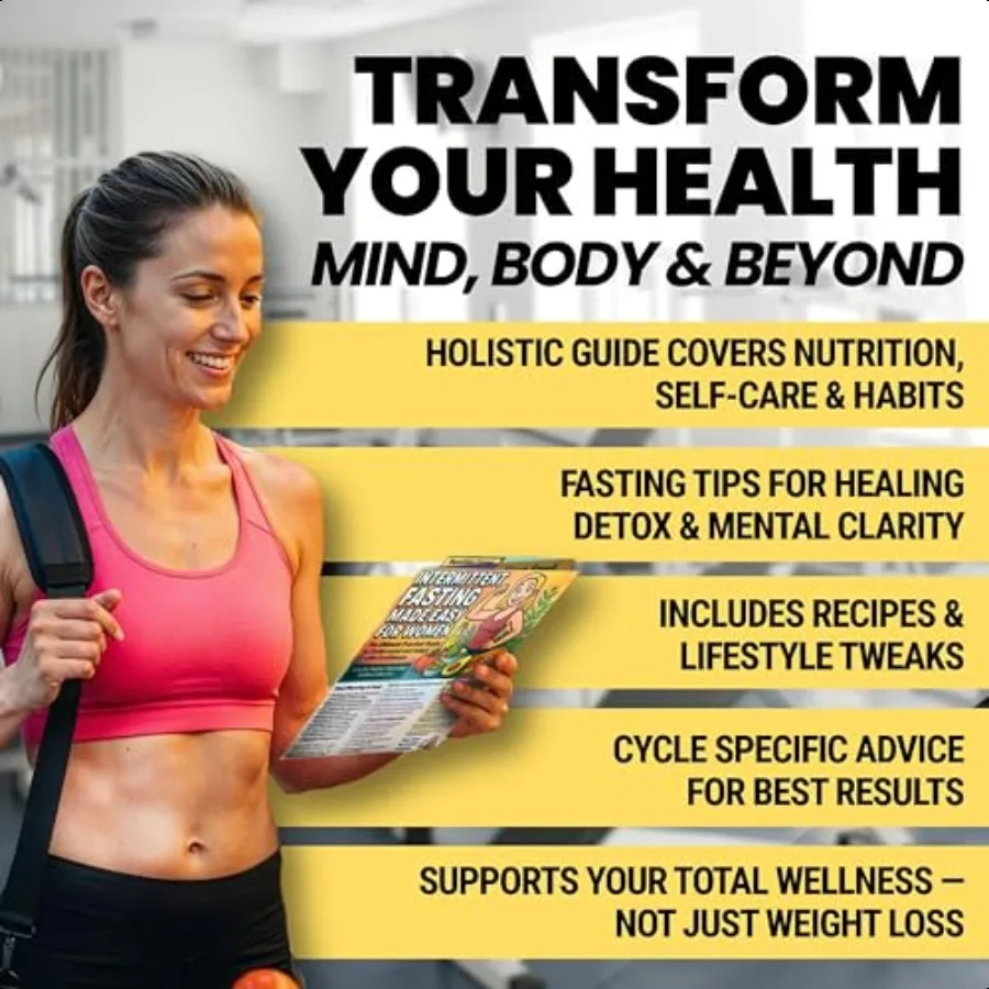 Intermittent Fasting for Women. 28 day Meal planner Chart Comprehensive Food List. Beginner's Guide for Weight Loss Hormones Ba