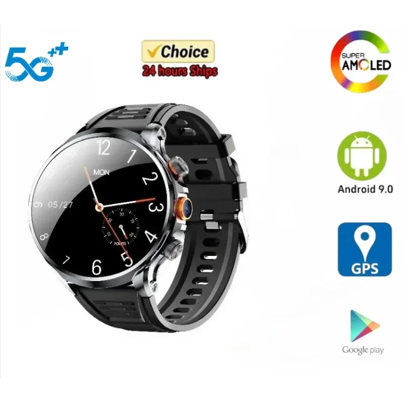 

Смарт-часы H19, 256 ГБ, Rom, 4G/5G, вставленная SIM-карта, WIFI, 1,95 дюйма, 720*720, широкоэкранная LTE, вращающаяся камера, мужские умные часы