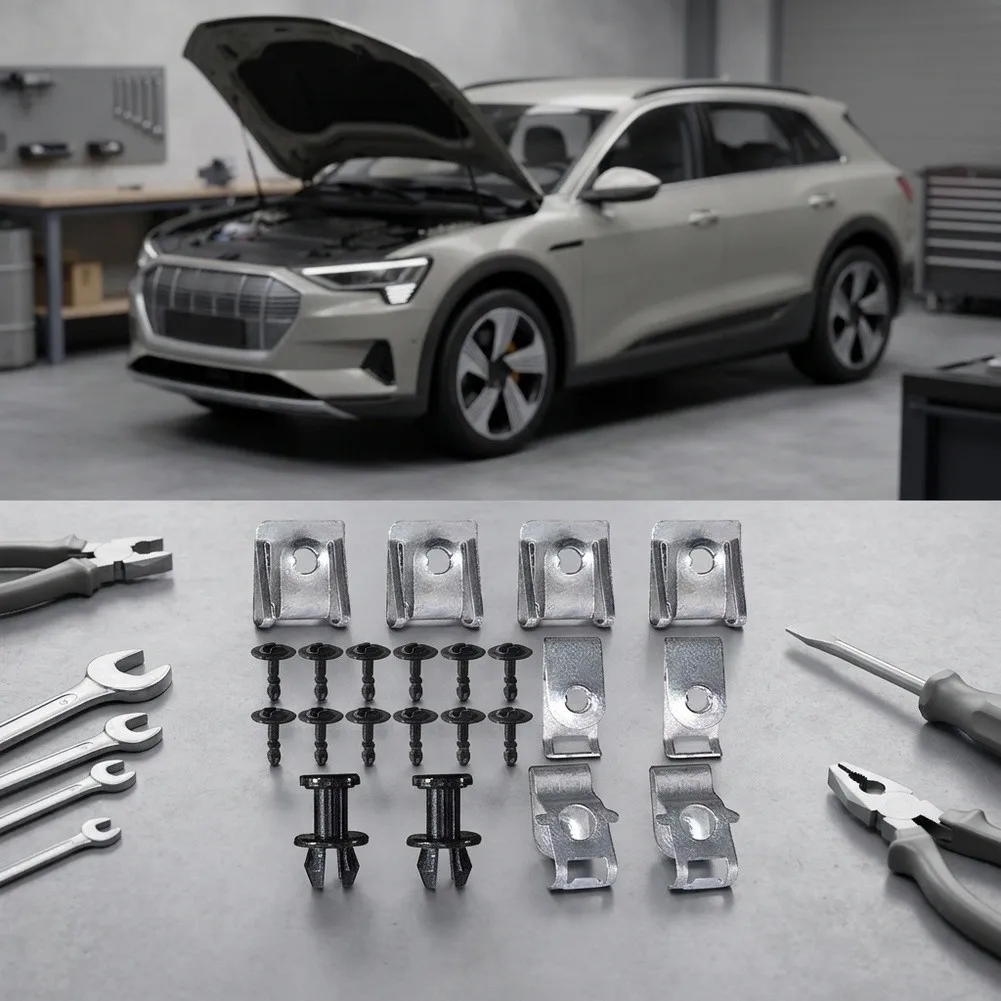 Automotive Fastening Solutions for a4 Undertray Clips Practical Undertray Clips Clips for Easy Installation Kit For A5