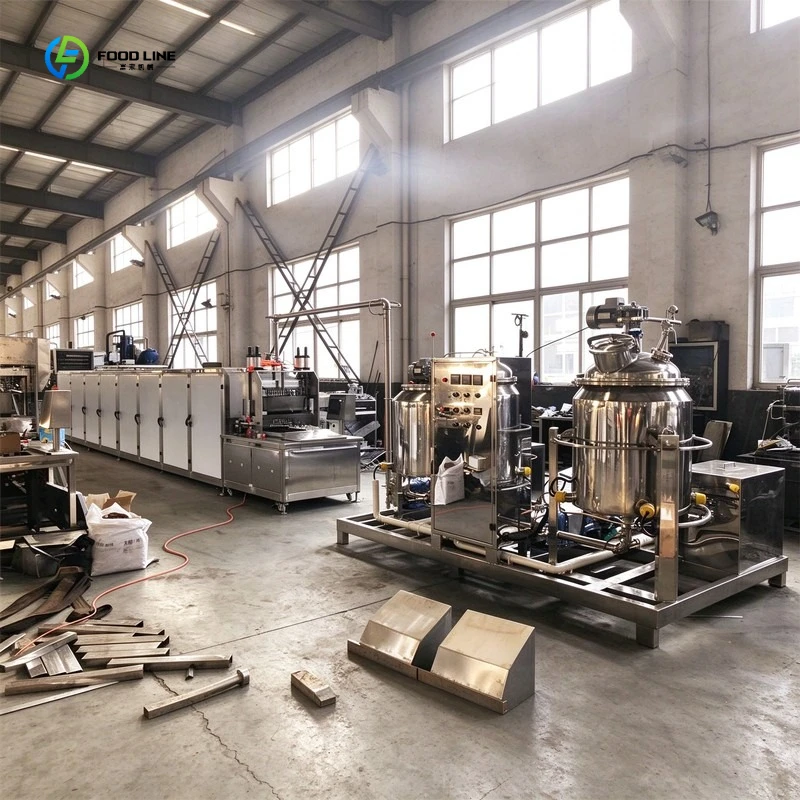 Jelly Candy Depositing Making Machine Central Filled Soft Milk Candy Production Line FL Customized