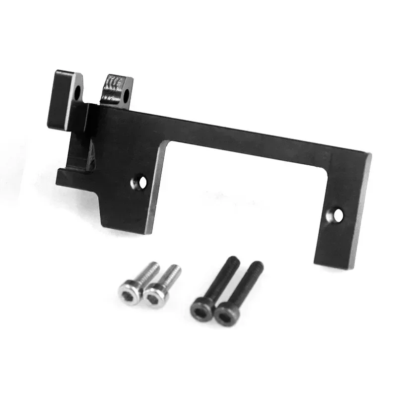 Metalen Versnellingsbak Shift Stuurinrichting Beugel Servo Mount Voor 1/14 Rc Truck Oplegger Scania Man Benz Actros Auto Diy Onderdelen