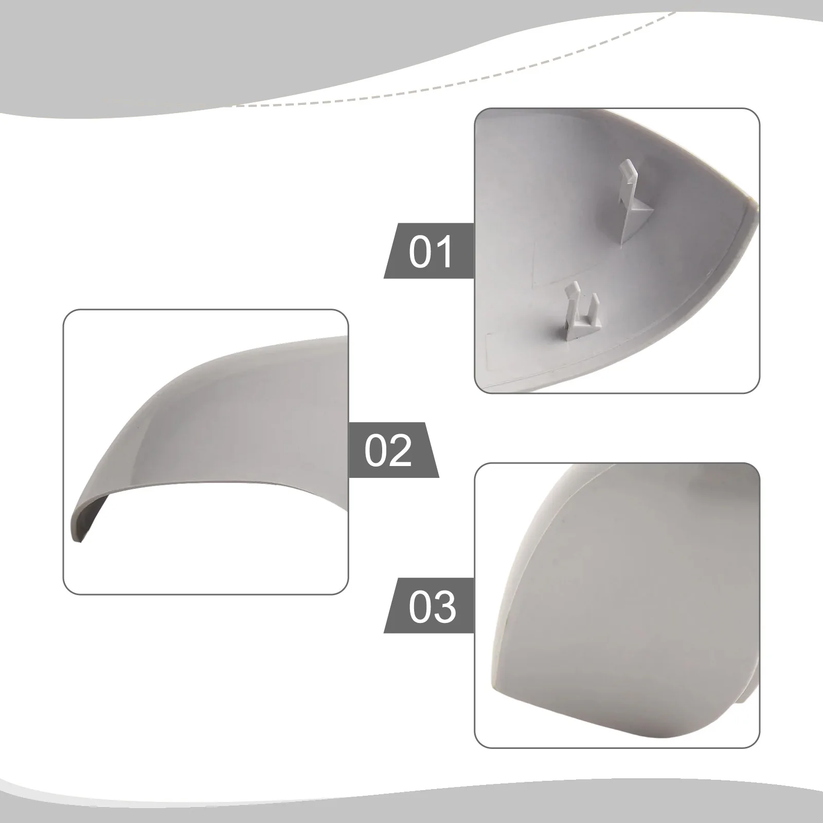 For Kia For Picanto Right Side Mirror Cover Shell (2011 2017) Direct Replacement with Enhanced Electrical Components