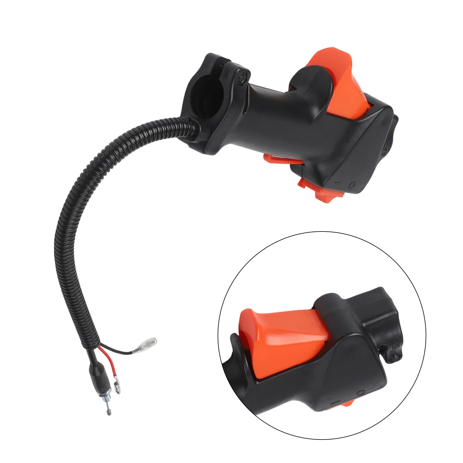 Multi Tool Brush Cutter Replacement Throttle Cable Handle Trigger On Off Kill Switch Compatible with 26mm Pipe with Wiring