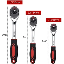 72 tooth rotating ratchet wrench 1/4 