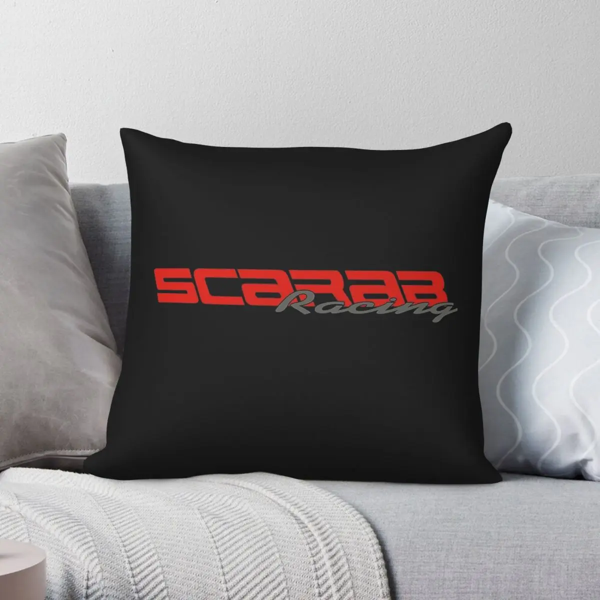 

Scarab Boats Racing Pillowcase Polyester Linen Velvet Pattern Zip Decorative Home Cushion Cover