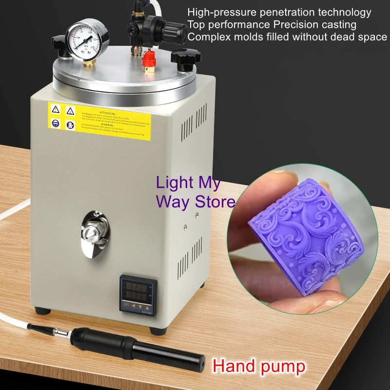 

Pneumatic jewelry wax injection machine, jewelry wax mold forming and die-casting machine, small, non porous, high pressure