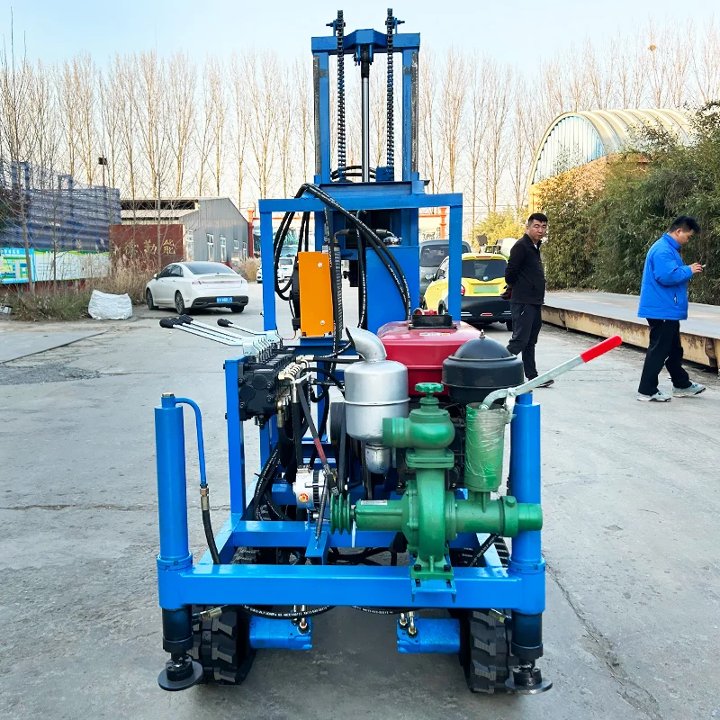 Customized Factory Direct Sale Portable Diesel Water Well Drilling Rig