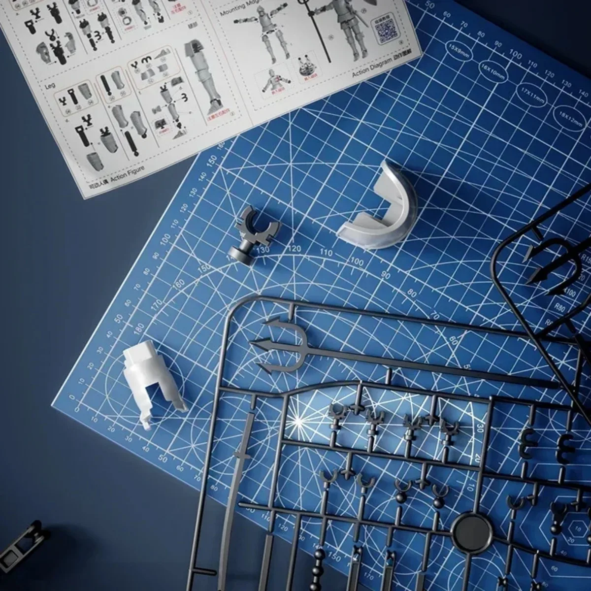 3D พิมพ์ Mannequin ตัวอักษรประกอบของเล่นเด็กของขวัญ Knight Action Figures Paladin 13 Jointed Movable Shapeshift หุ่นยนต์ของขวัญ