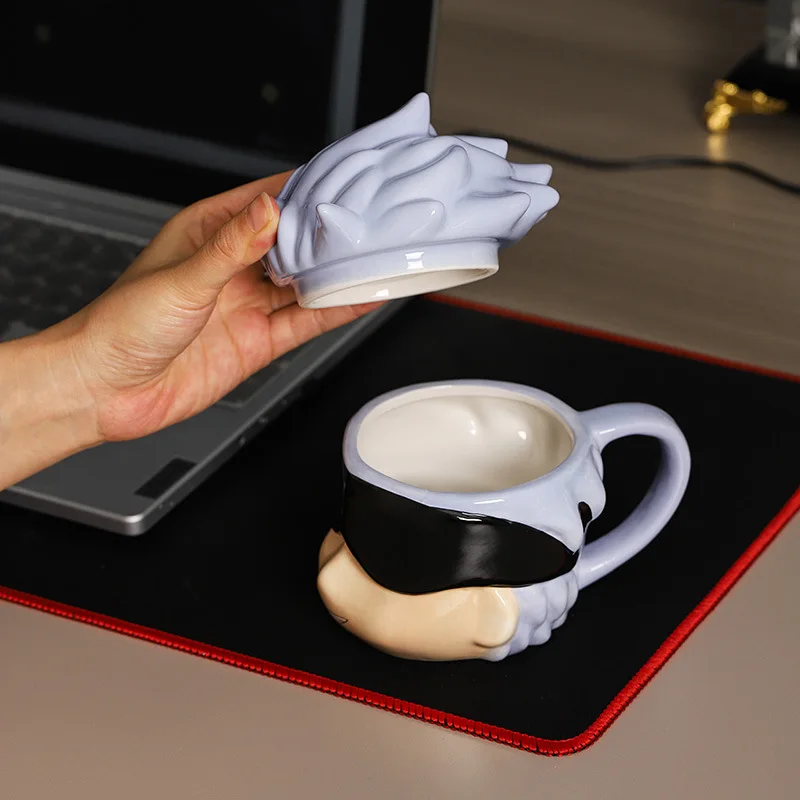 Jujutsu Kaisen Geto Suguru Gojo Satoru Anime Cartoon Anime Figure Ceramic Cup Mug Cup 400Ml Ornament Coffee Office Water Cup view 6