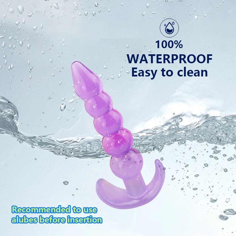 Soft Silicone Anal Plug Dildo Asshole Plug Prostate Massager, Unisex Adult Sex Toys, Ladies Sex Toys image 4