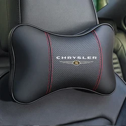 2pcs Car Seat Headrest Universal PU Leather Auto Interior Head Rest Pillows for Chrysler 300c 300 Pacifica 200 Car Accessories