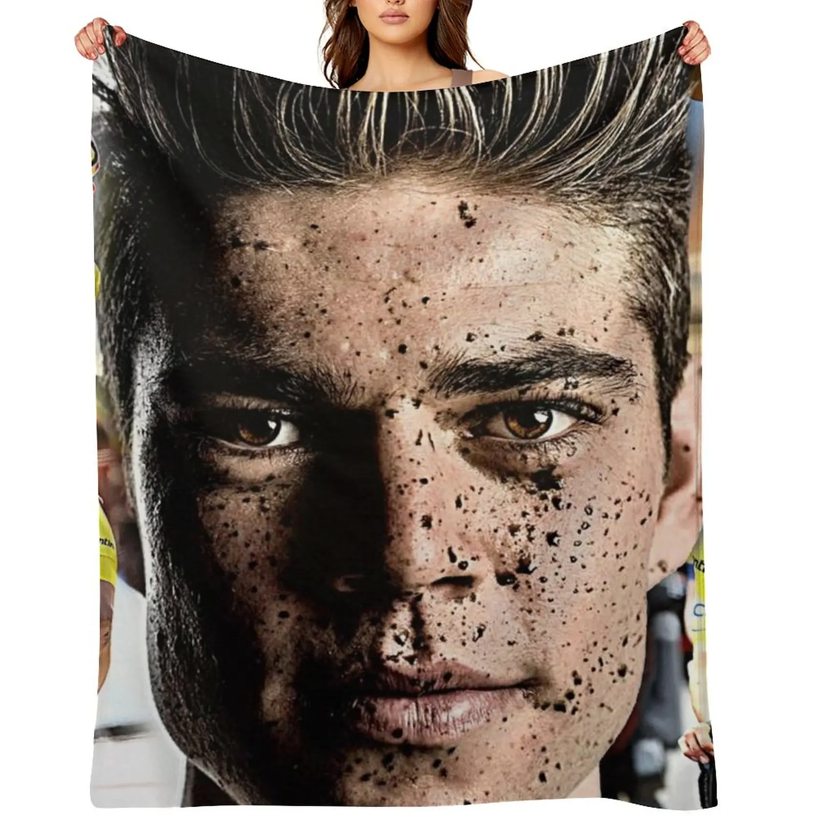 

Wout van aert Throw Blanket Blankets For Baby Designers Custom Luxury Thicken Blankets