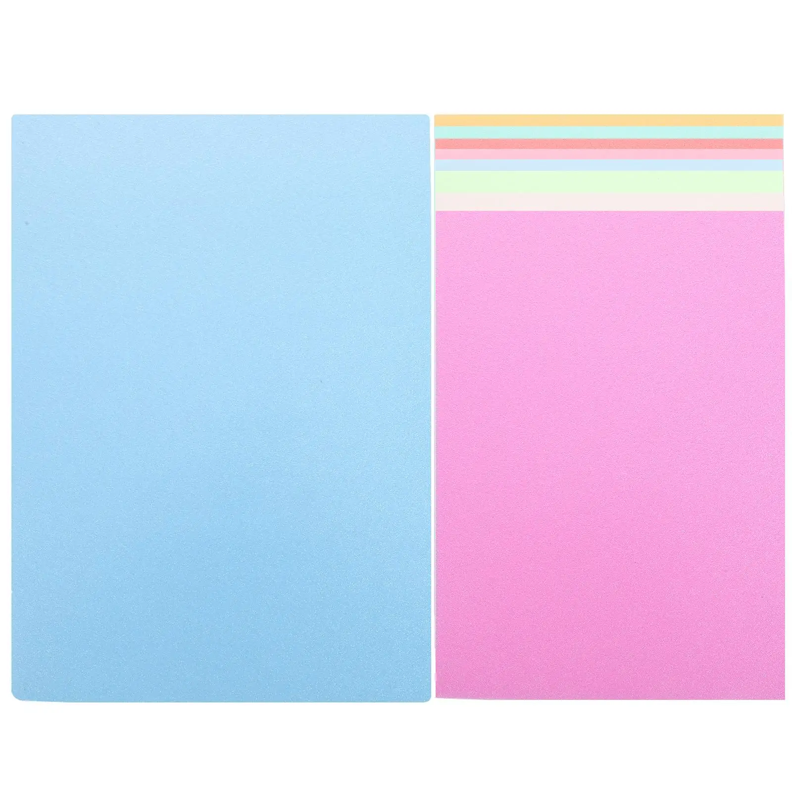 

10 Sheets A4 Colored Blow Molded Foam Paper Craft Supplies Kids Projects DIY Materials Plastic Sheets Printmaking