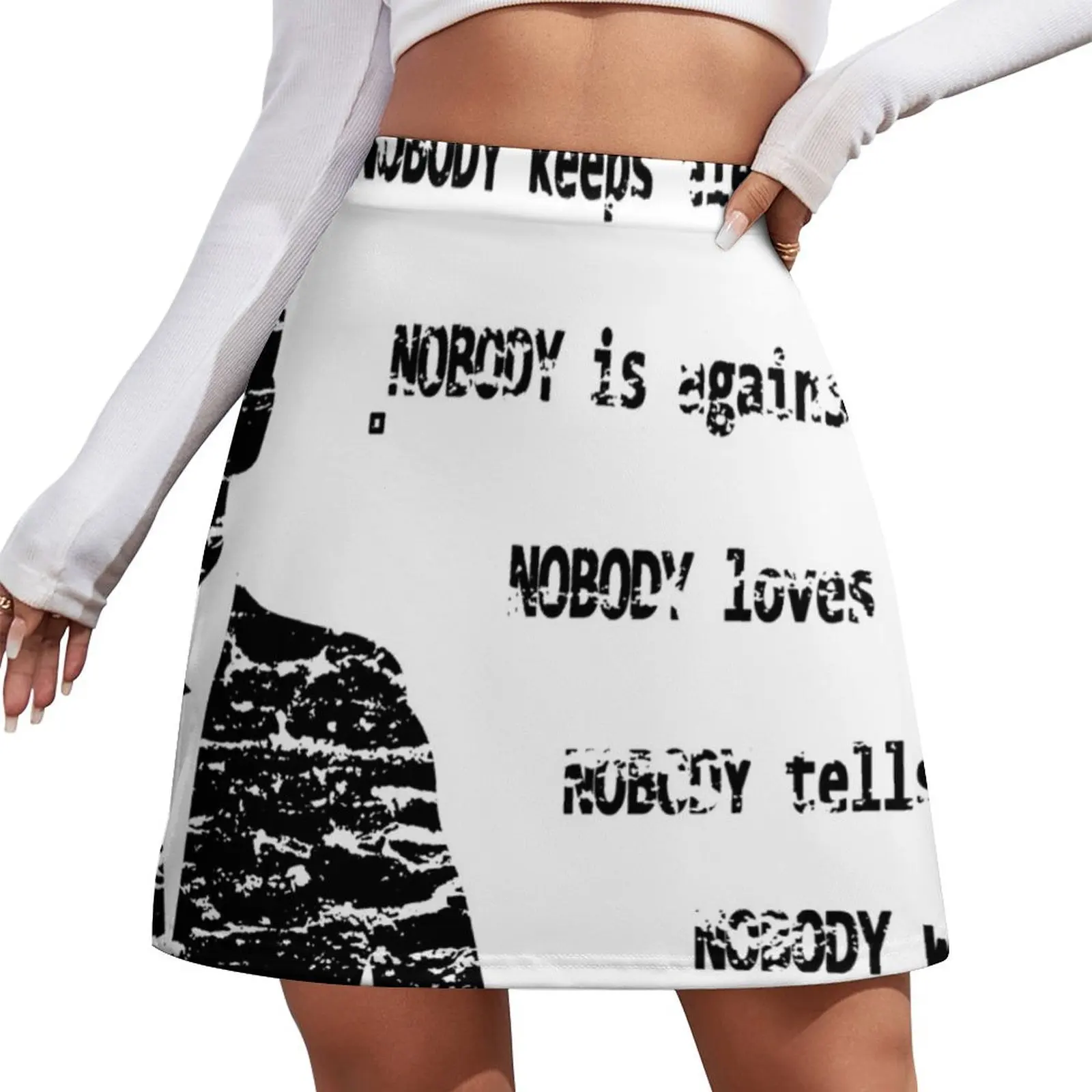 

VOTE FOR NOBODY Mini Skirt Female dress Women's summer skirts women's clothing korea stylish
