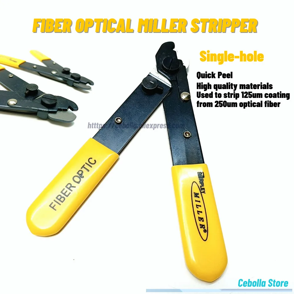 FO103-S Single Hole Fiber Optic cable stripper Miller clamp FO103-S Miller Wire stripper Fiber stripping pliers