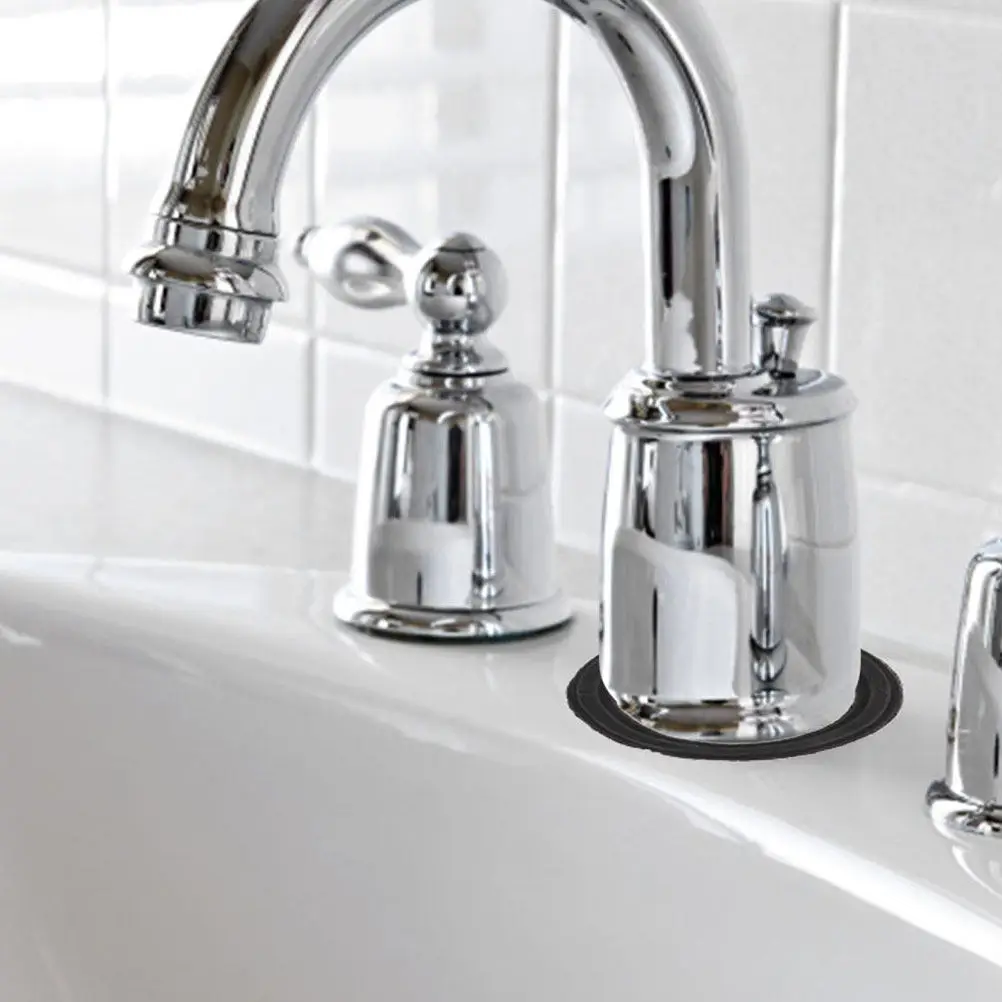 2 Sets Single Hole Faucet Accessories Extended Horseshoe Plates Full Copper Kitchen Taps Installation Fastener Wash Basin Tap