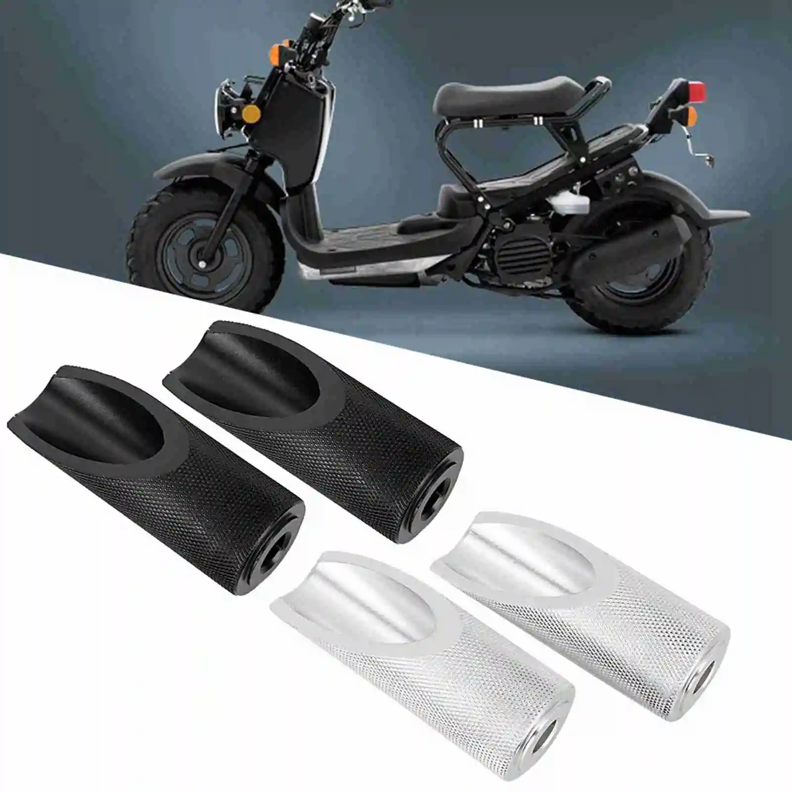 2pcs Motorcycle Floor Peg Motorcycle Footboard Foot Peg Aluminum Alloy Motorbike Motorcycle Foot Pegs Rests Accessories Footrest