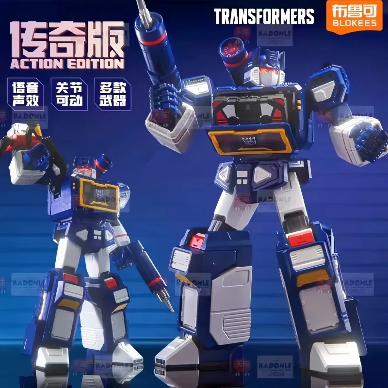 Blokees Transformers Legendary Edition Soundwave kolekcjonerska figurka zabawka SOUNOWAVE zestaw modeli do składania prezent urodzinowy