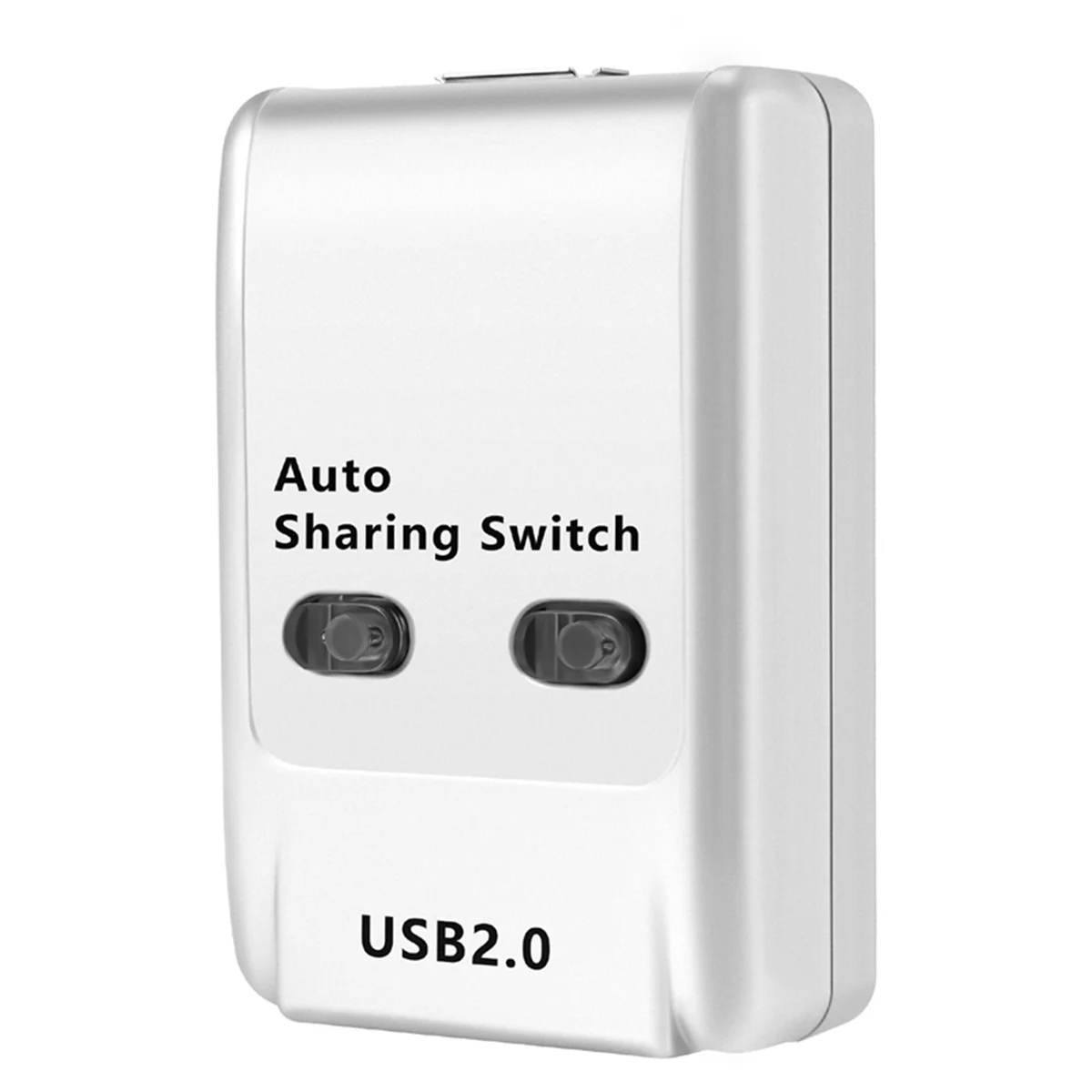 FJGEAR Commutateur Partage Automatique USB 2.0 Commutateur D'Adaptateur de Concentrateur à 2 Ports pour 2 PéRiphéRiques Commutat