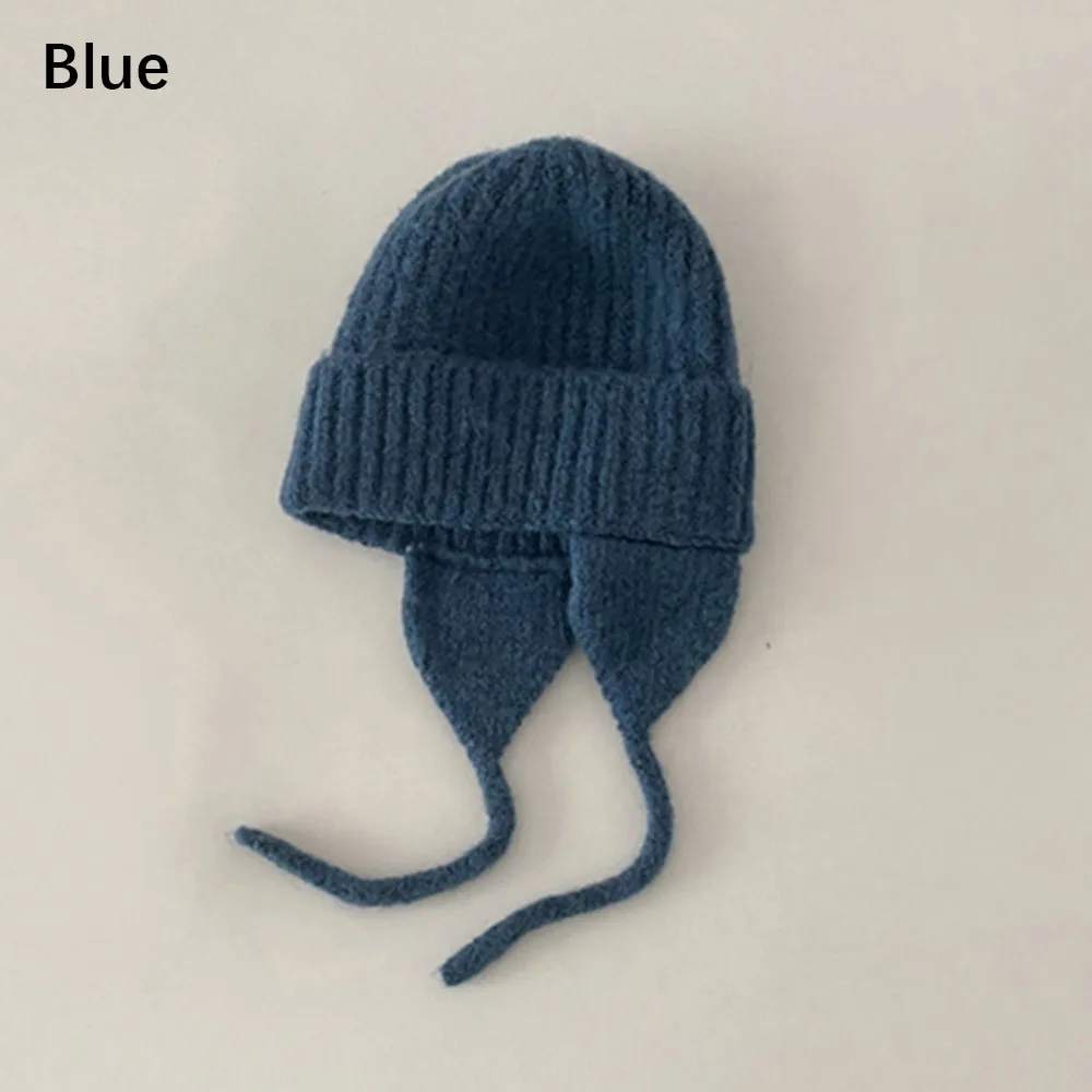 

Stylish Stretchable Kids Beanie Cap Soft Breathable Children's Woolen Hat Cozy Ear Protection Hat Autumn Winter
