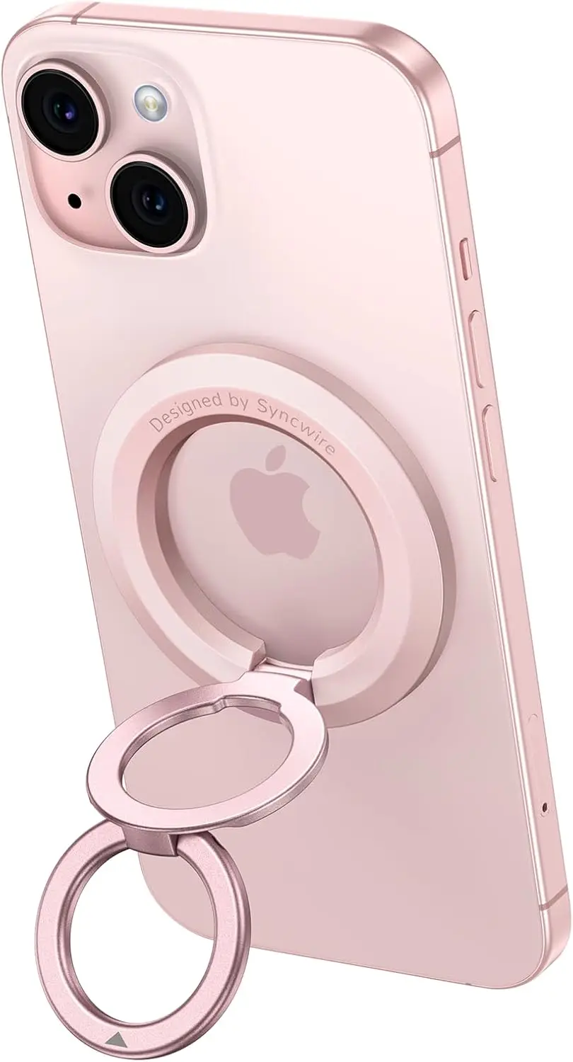 

SYNCWIRE for MagSafe Ring Holder, Magnetic Phone Ring Holder Magnet Cell Phone Grip Finger Ring Kickstand Compatible with iPhone