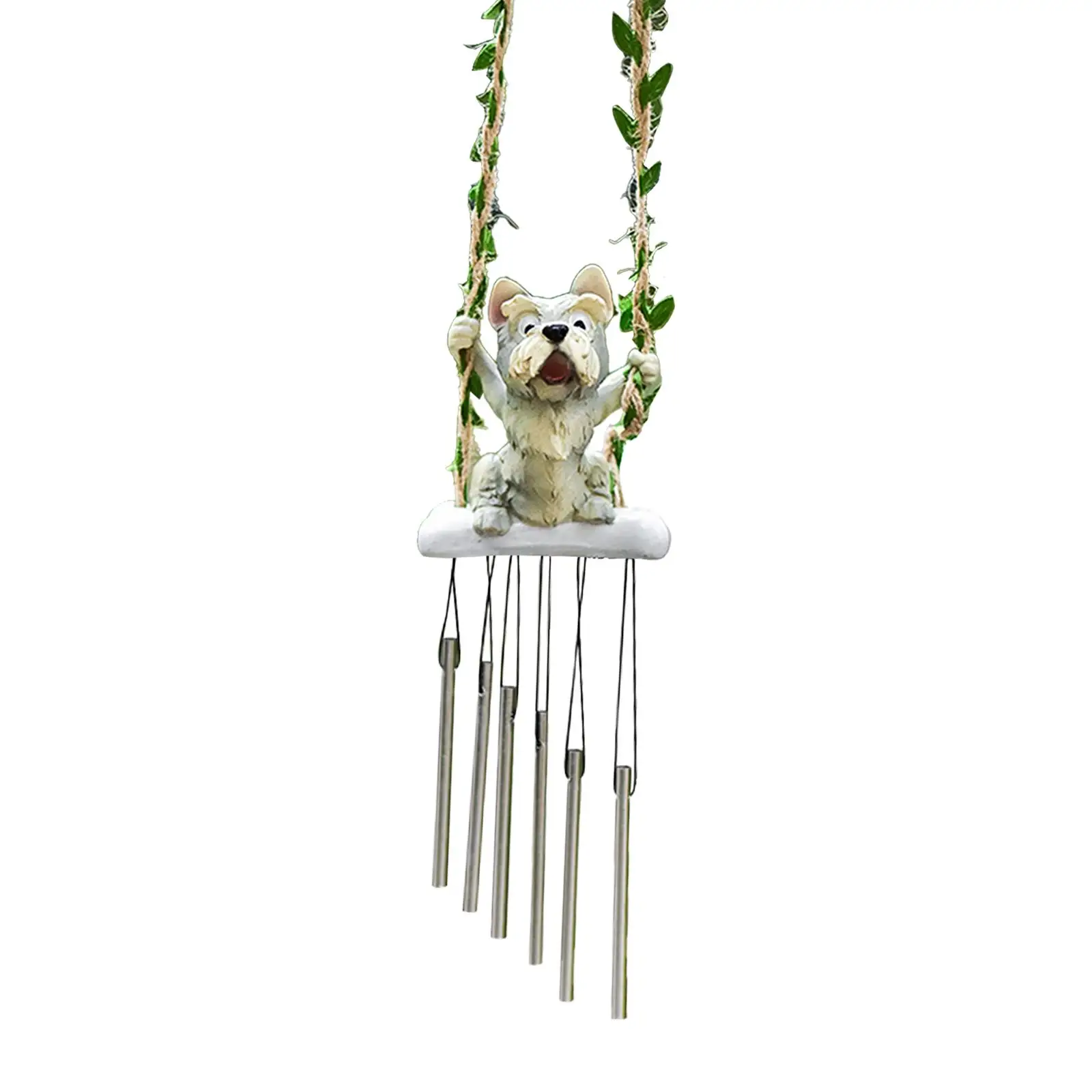Sculptural Wind Chime Animal Themed Decorative Accent for Family