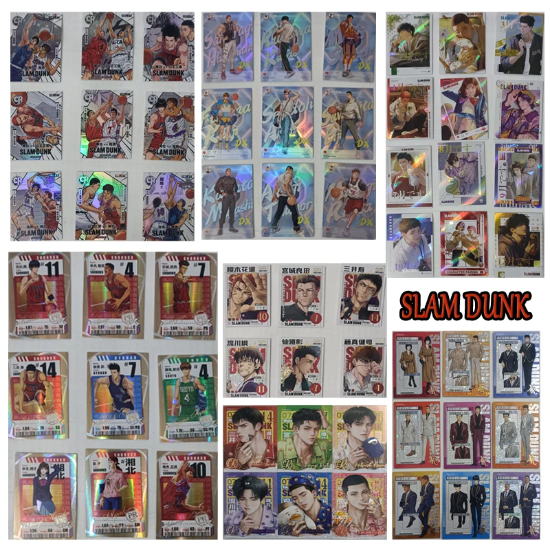 SLAM DUNK XR PR MR card Sakuragi Hanamichi Miyagi Ryota Akagi Takenori ShinichiMaki boy Toy collection Birthday Christmas gift