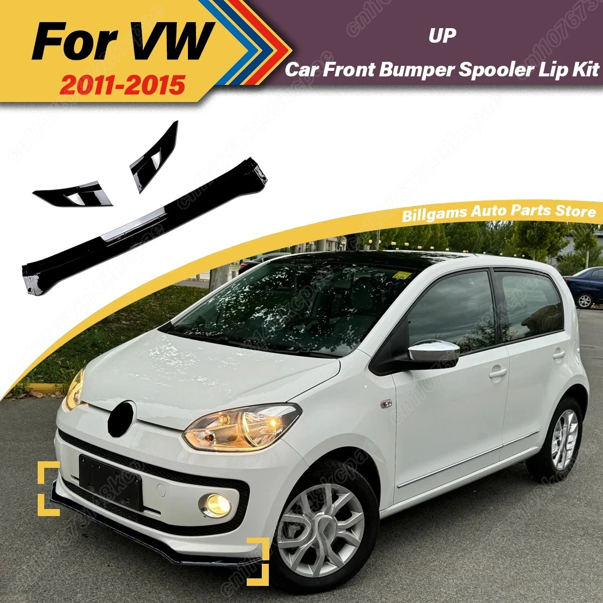 

For Volkswagen Up 2011 2012 2013 2014 2015 Automobile Front Bumper Splitter Lip Spoiler Lip Modification Decoration Accessories