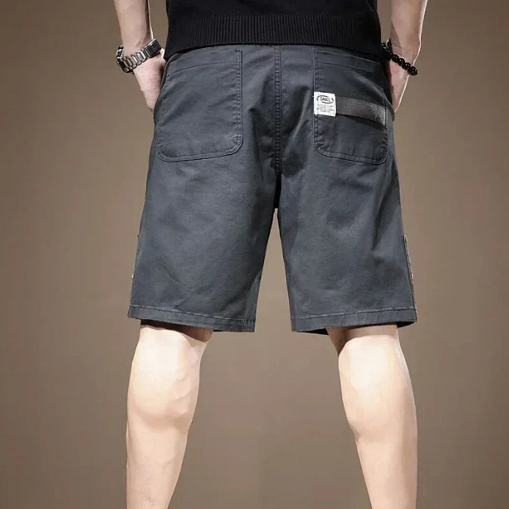 

Casual Outing Men Cargo Shorts Loose Fit Shorts Brand New Condition Polyester Fabric Regular Length For Summer