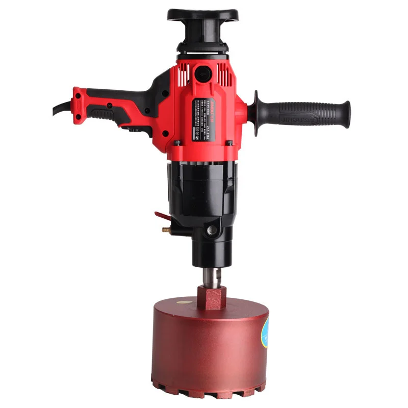 machine-de-forage-aquatique-de-haute-qualite-machine-de-forage-d'ingenierie-outil-de-forage-diamante-220v-1600-tr-min-max-180mm