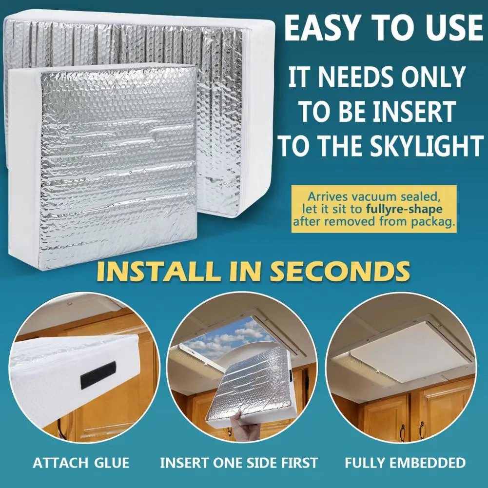 RV تنفيس عازل كوة الظل السحابة الشريط الأشعة فوق البنفسجية برهان الشمس مقاوم للماء فتحة سقف RV كوة غطاء لوازم RV #4