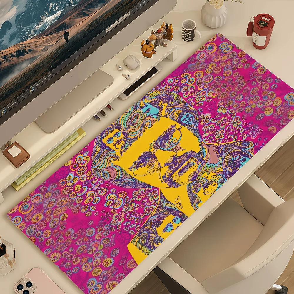 Singer E-Elton Mouse Pad Large Non-slip Lockedge Desktop Computer Desk J-j-John Mat Keyboard MousePad Office Gamer Student