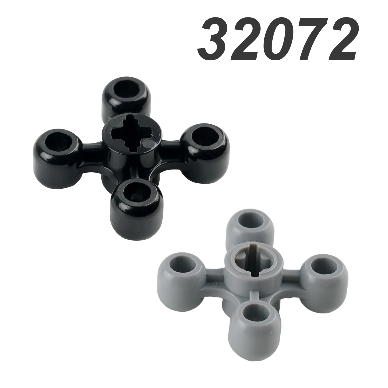 32072 Technic Spinning Wheel Knob 4x4 with Axle Hole Building Blocks Parts MOC Steering Handle for Technical Mechanical Robot