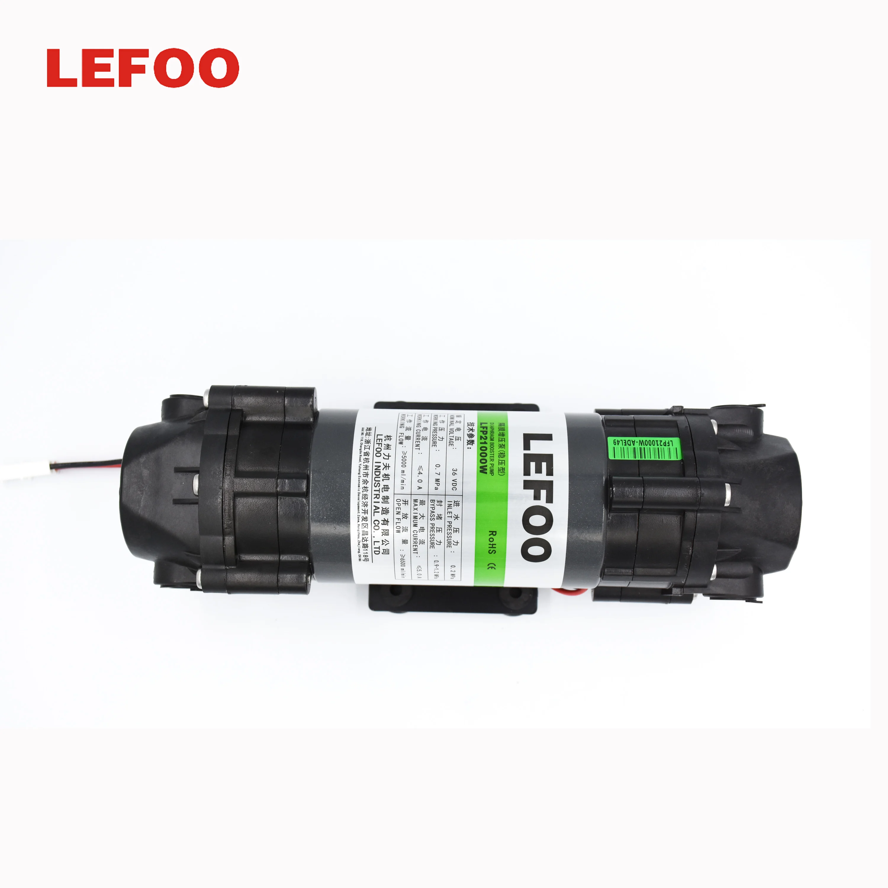 36V 1000 GPD Commercial RO Booster Pump with Large Flow Diaphragm Structure for Purifier & Drinking Water Treatment view 4