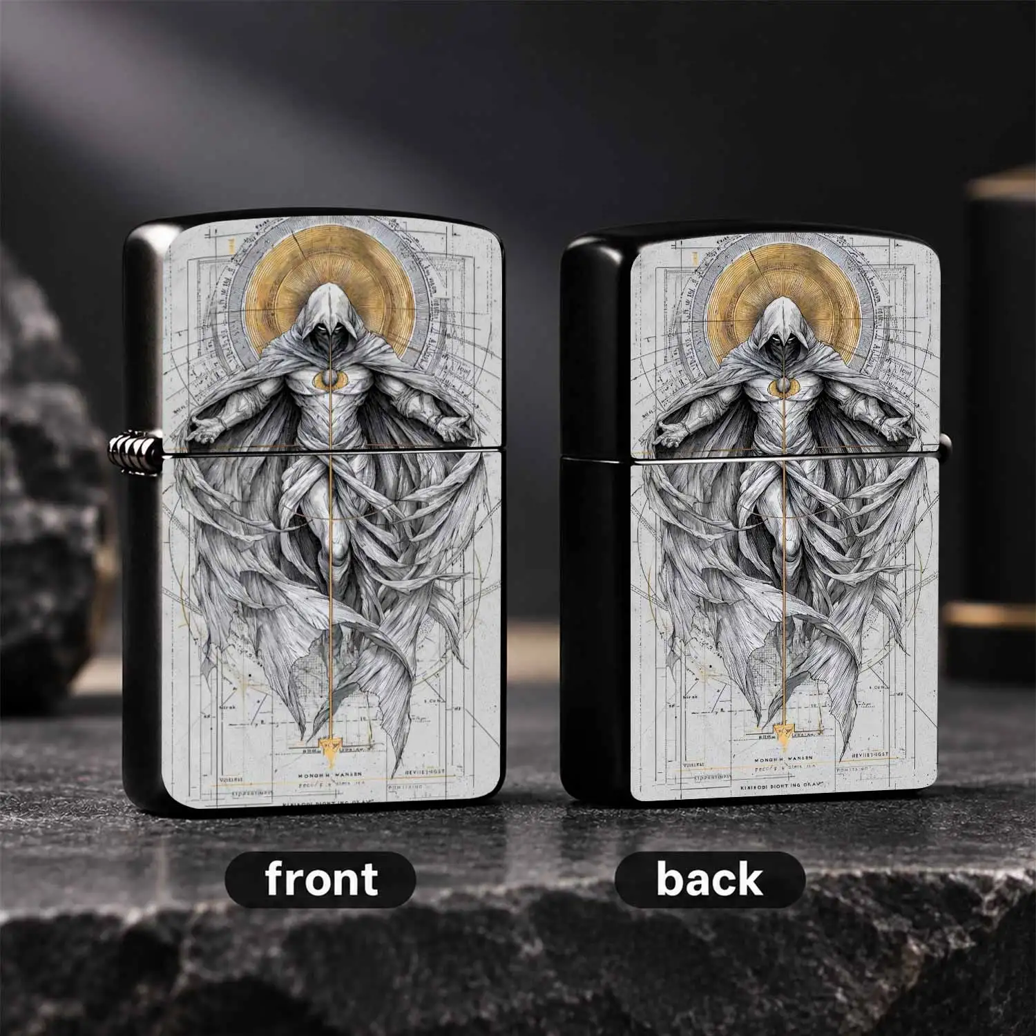 Themed Portable Igniter Retro Art Pattern Exquisite Collectible Daily Use Accessory Creative Comic Perimeter Ideal Gift For Various Scenes Home Outdoor Travel Occasions A Humorous And Interesting Lighter