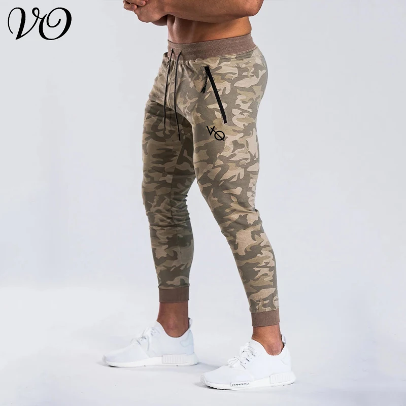 

New Men Sweatpants Cotton Camouflage Sports Casual Pants Jogger Fitness Running Pants Gym Bodybuilding Stretch Trousers