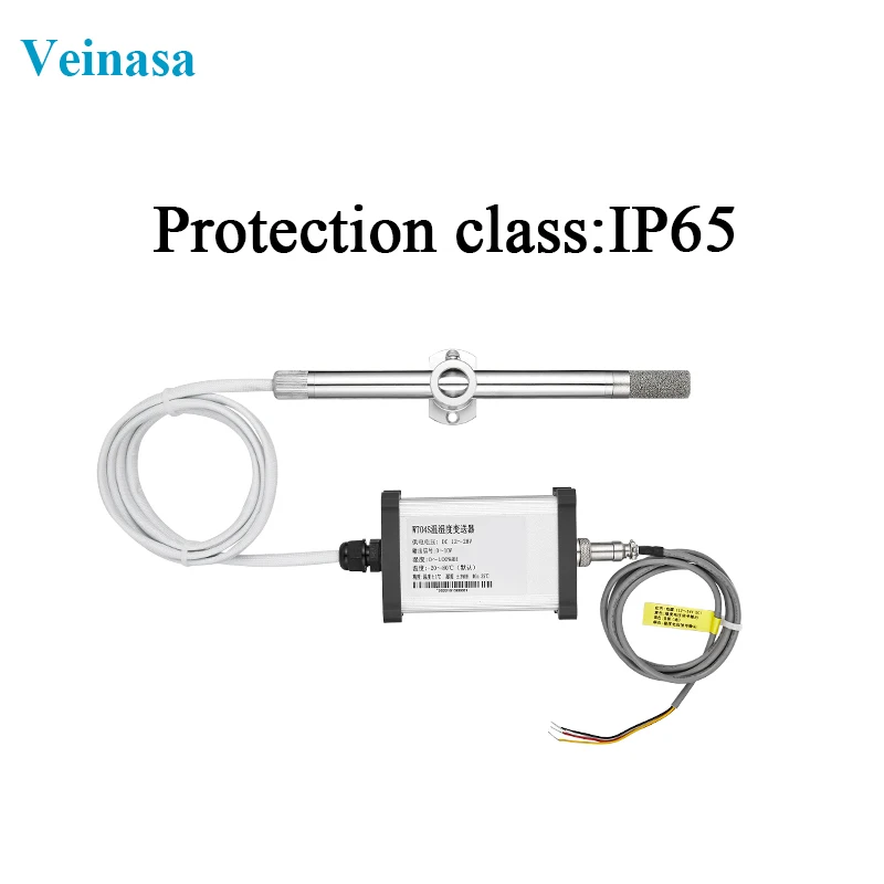 180 High Temperature Resistant Temperature Humidity Transmitter XS-HCTP00X Metal Shell 0-10V/4-20mA Output IP67 Rated
