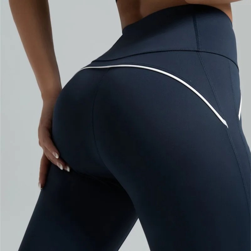 Traje de Yoga de cintura alta para mujer, ropa de gimnasio, pantalones de levantamiento de glúteos, chaleco de Yoga, Leggings, trajes de Yoga para Fitness, ropa deportiva para mujer, gimnasio